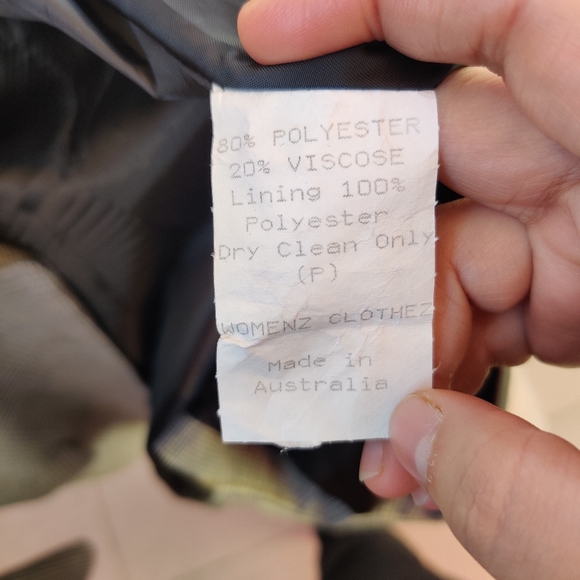 🍁Host PICK🍁VINTAGE Houndstooth 80s blazer - Picture 7 of 9